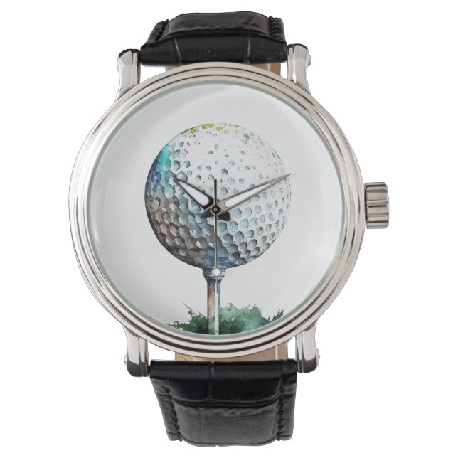 Golfball Armbanduhr (Vorderseite)