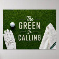 Golfball auf Putting Green für Golfer