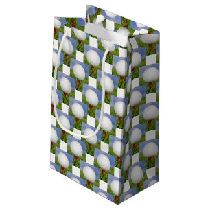 Golfball auf T-Stück Kleine Geschenktüte