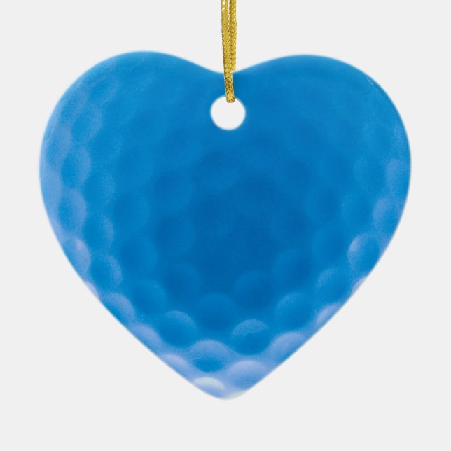 Golfball-Beschaffenheit bildet arktisches Blau Keramikornament (Vorne)