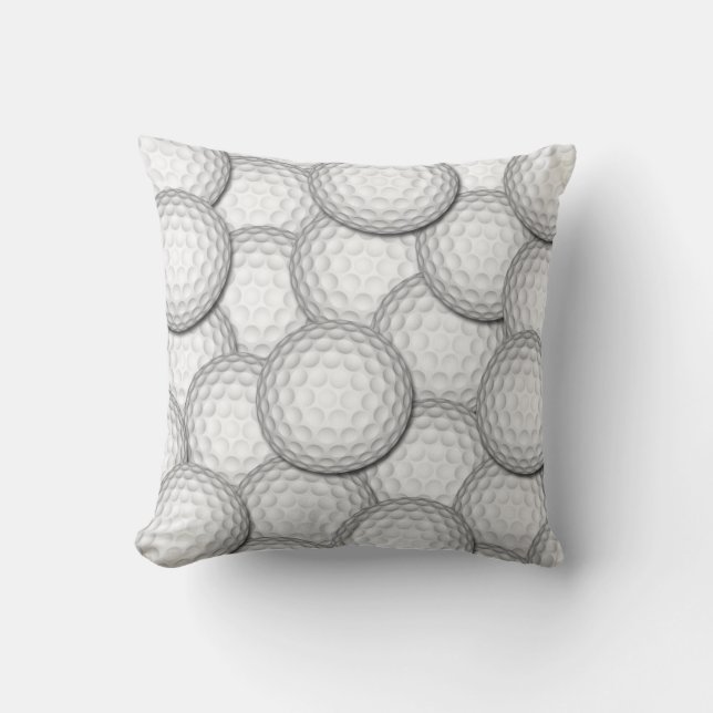 Golfball-Collage Kissen (Vorderseite)