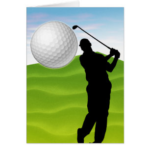 Golfball, der an Ihnen kommt