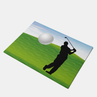 Golfball, der an Ihnen kommt Fußmatte