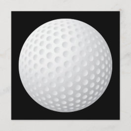 Golfball-Einladung Einladung