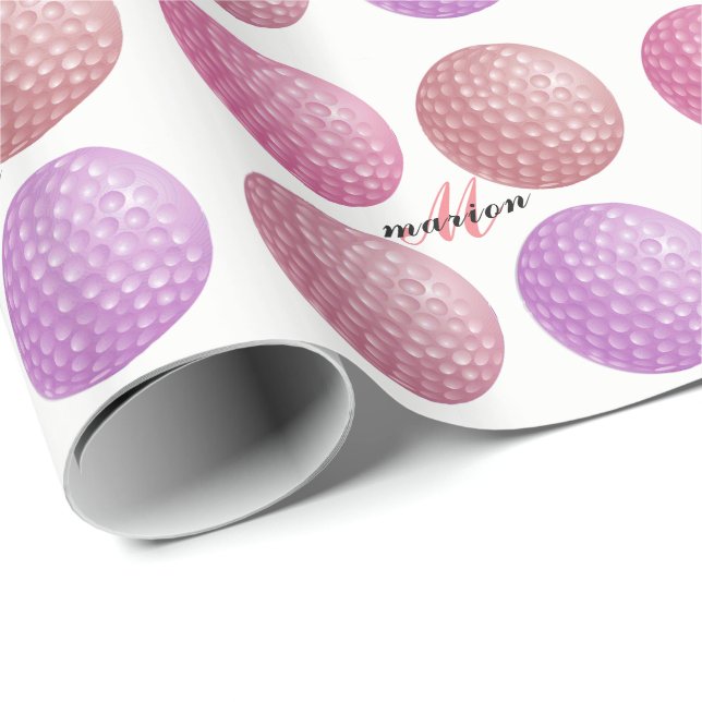 GOLFBALL-GESCHENK-VERPACKUNG, GESCHENKPAPIER (Rolleneckpunkt)