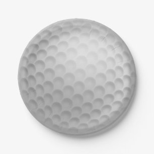 Golfball-Golf-Papierplatten Pappteller