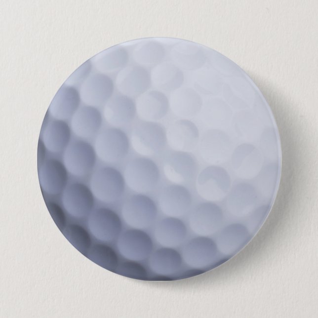 Golfball-Hintergrund kundengebundene Schablone Button (Vorderseite)