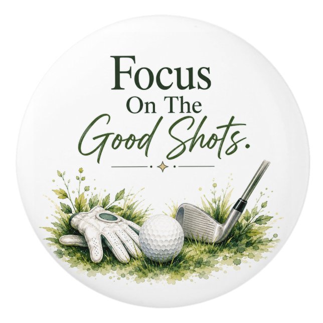 Golfball  keramikknauf (Vorderseite)