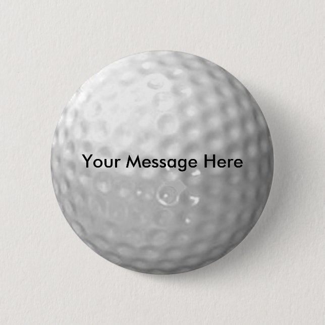 Golfball-Knopf Button (Vorderseite)
