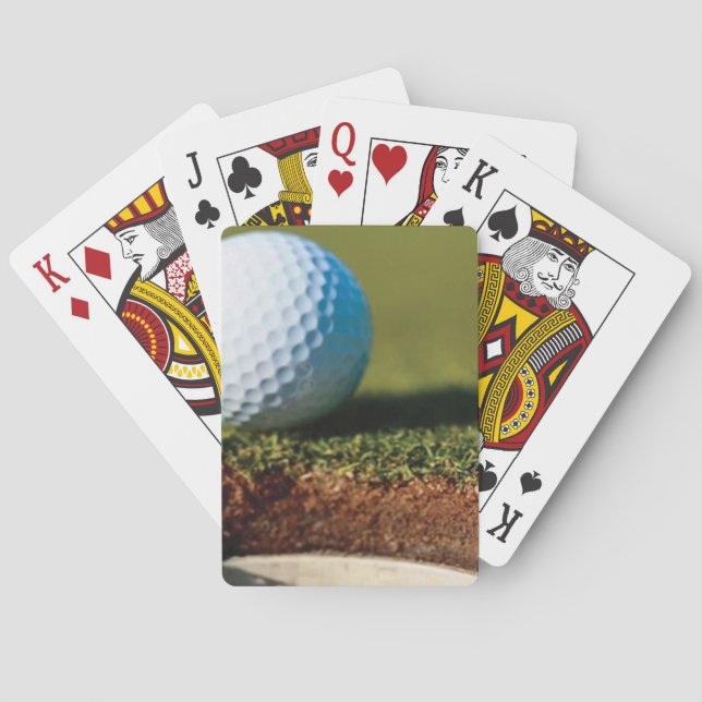 Golfball-kundenspezifische Spielkarten (Rückseite)