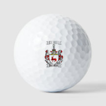 Golfball Mc Carthy Familienname und Schild