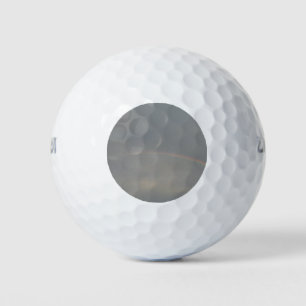 Golfball mit Foto Rainbow darauf