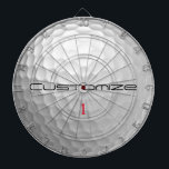 Golfball mit Personalisiertem Text und Nummer Dartscheibe<br><div class="desc">Passen Sie dieses Bild mit Text und Nummer Ihrer Wahl an. Einzigartiges Design für den lässigen Golfer zum beruflichen im Herzen. Einzigartig und elegant, wird dies sicherlich Ihre Golffreunde beim nächsten Turnier beeindrucken.</div>