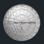 Golfball mit Personalisiertem Text und Nummer Dartscheibe<br><div class="desc">Passen Sie dieses Bild mit Text und Nummer Ihrer Wahl an. Einzigartiges Design für den lässigen Golfer zum beruflichen im Herzen. Einzigartig und elegant, wird dies sicherlich Ihre Golffreunde beim nächsten Turnier beeindrucken.</div>