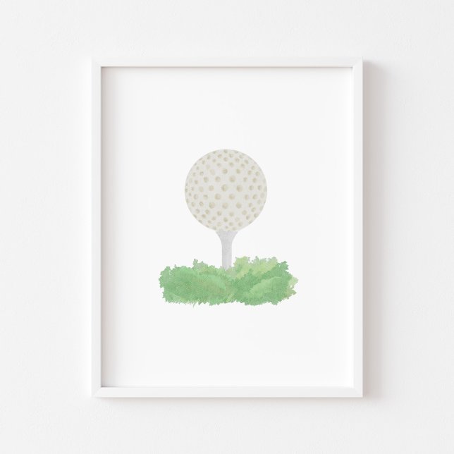 Golfball-Poster Poster (Von Creator hochgeladen)
