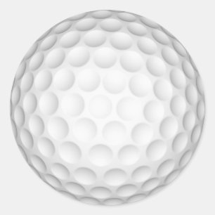 Golfball Runder Aufkleber