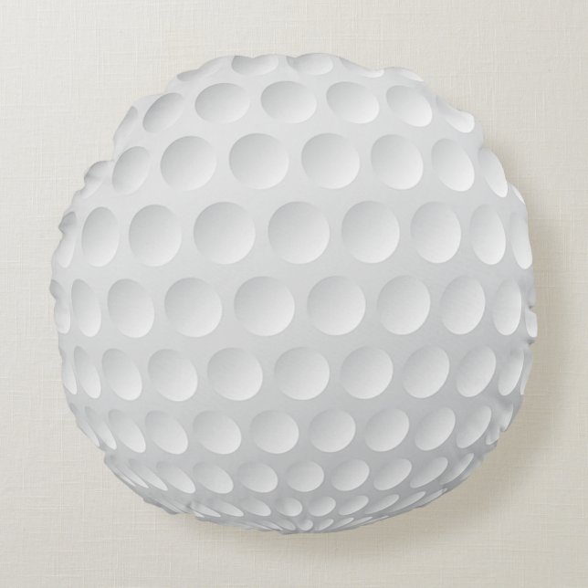 Golfball Rundes Kissen (Vorderseite)