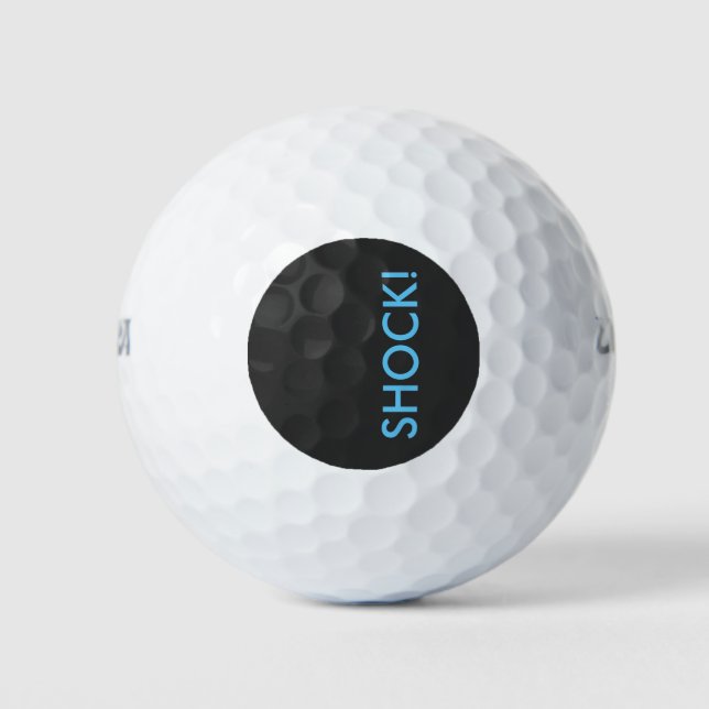 Golfball _ Schock _ senkrecht nach oben (Vorderseite)