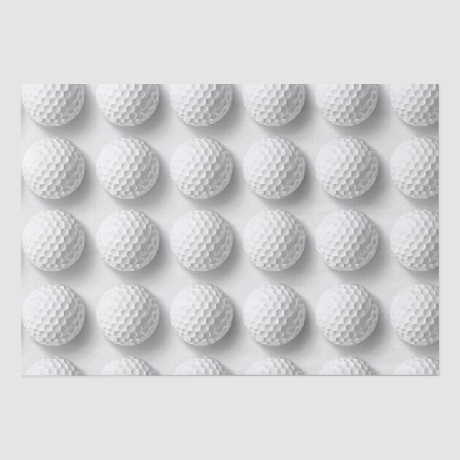 Golfball Seidenpapier (Vorderseite)