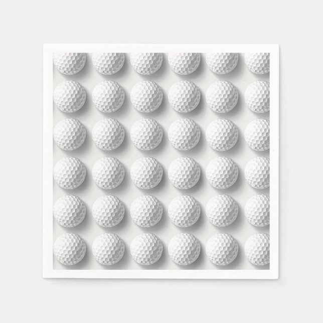 Golfball Serviette (Vorderseite)