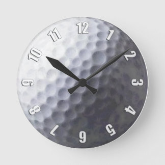 Golfball-Sport-Uhr-Entwurf Runde Wanduhr