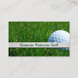 Golfball-Themen-Sport Visitenkarte