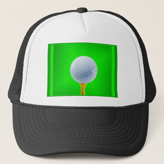 Golfball Truckerkappe (Vorderseite)