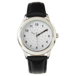 Golfball-Uhr - Kann verschiedene Armbänder wählen Armbanduhr