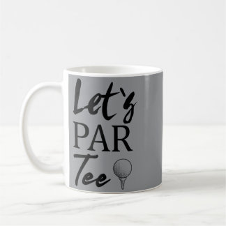 Golfball und Golfen lassen Par Kaffeetasse
