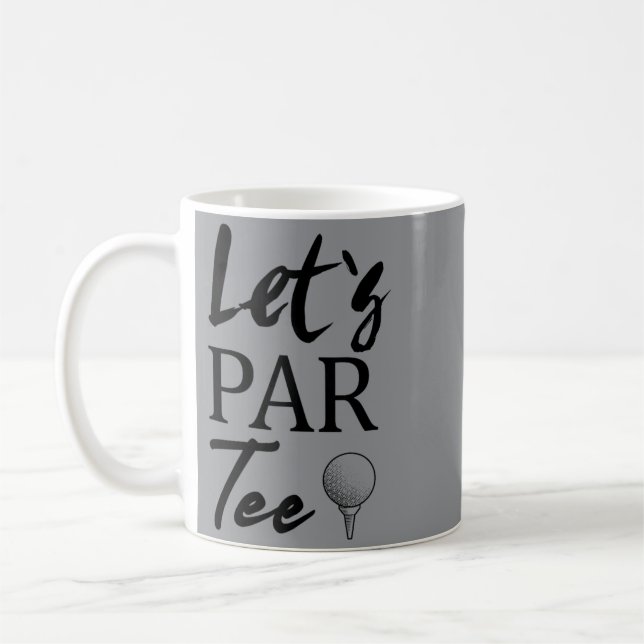 Golfball und Golfen lassen Par Kaffeetasse (Links)
