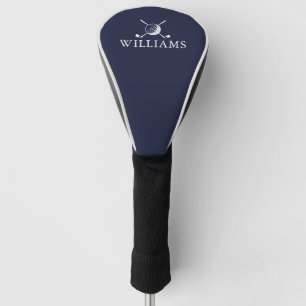 Golfball und Schläger Benutzerdefinierter Name Mar Golf Headcover