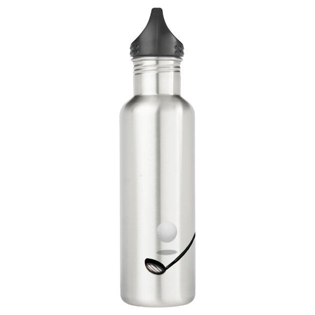 Golfball-und Verein-Grafik Trinkflasche (Links)