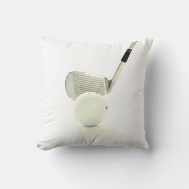 Golfball-und Verein-Kissen Kissen (Vorderseite)