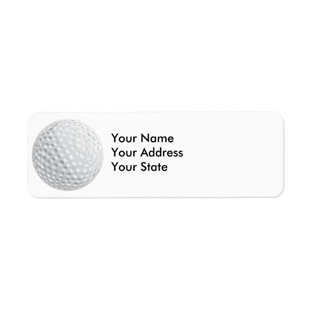 Golfball-Vektorgrafik (Vorne)