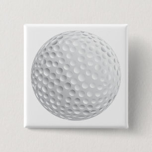 Golfball-Vektorgrafik Button