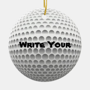 Golfball-Verzierungen Keramikornament