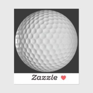 Golfball-Vinyl Aufkleber