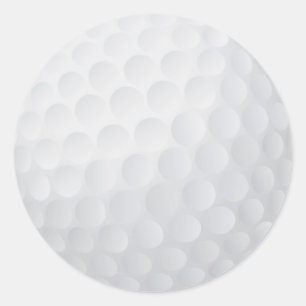Golfballaufkleber Runder Aufkleber