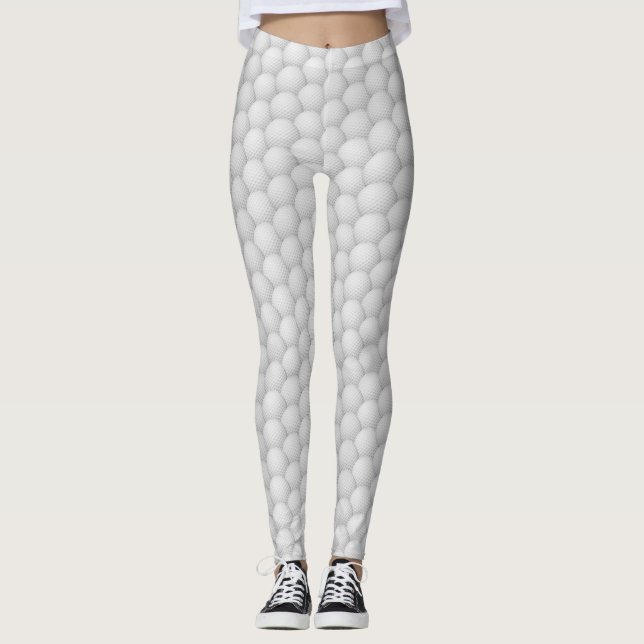 Golfbälle Abstrakte Design-Leggings Leggings (Vorderseite)