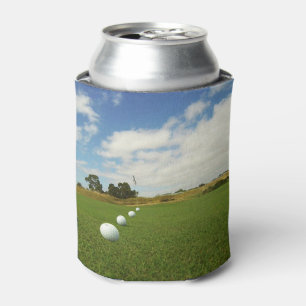 Golfbälle, die bis zur Fahne gegliedert sind, Dosenkühler