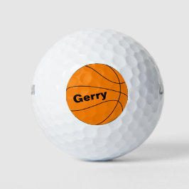 Golfbälle mit Basketball-Image