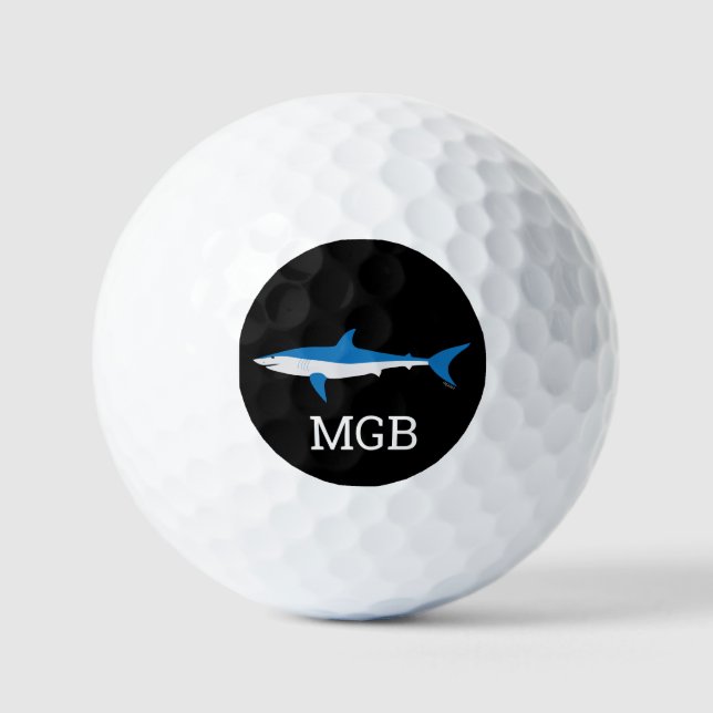 Golfbälle mit Hai-Angriff (Vorderseite)