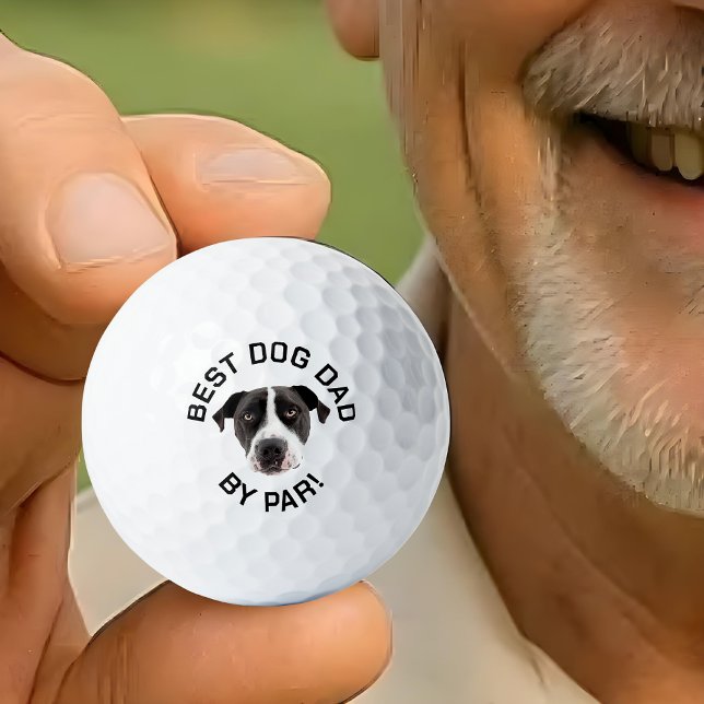 Golfbälle mit Hund, Bester Hund-Vater, Hunde-Vater (Von Creator hochgeladen)