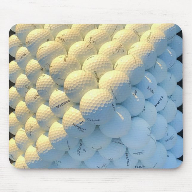 Golfbälle Mousepad (Vorne)