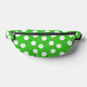 Golfbälle und T-Shirts Farbenfrohe Golfer Bauchtasche