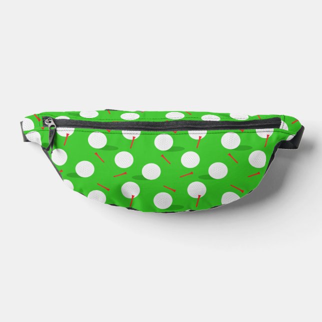 Golfbälle und T-Shirts Farbenfrohe Golfer Bauchtasche (Ablage )