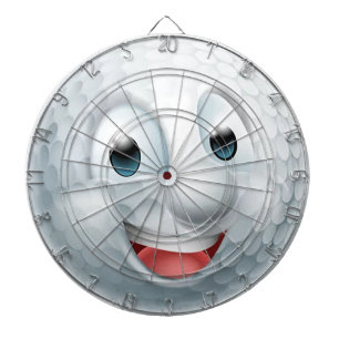 “Golfballgesicht” Dartboard Dartscheibe