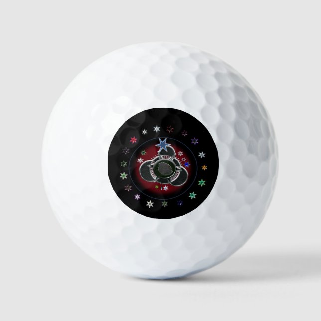 Golfballs Stars Golfball (Vorderseite)