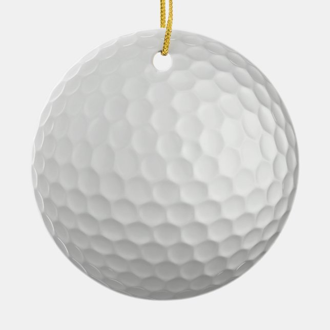 Golfballverzierung Keramikornament (Vorne)