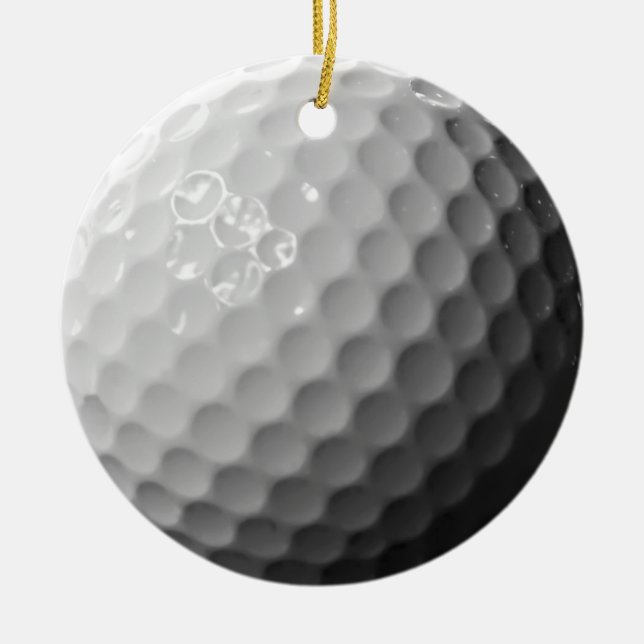Golfballverzierung Keramikornament (Vorne)